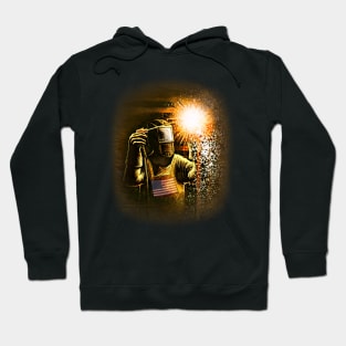 Welder,American welder Hoodie